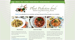 Desktop Screenshot of plantperfectionfoods.com